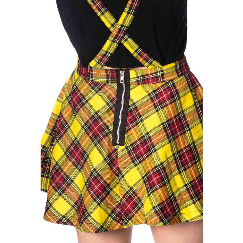 Dancing Days - Highlife Pinafore Korte rok - Geel